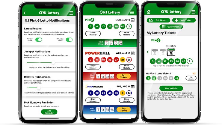 New Jersey Lottery App Screenshots