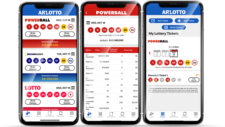 Arkansas Lottery App Screenshots