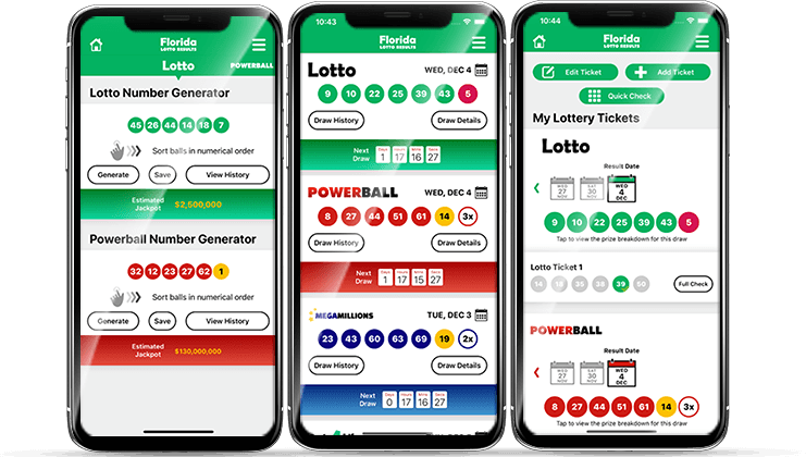 Florida Lottery App Screenshots