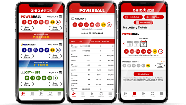 Ohio Lottery App Screenshots