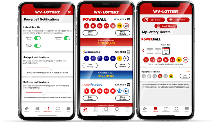 West Virginia Lottery App Screenshots
